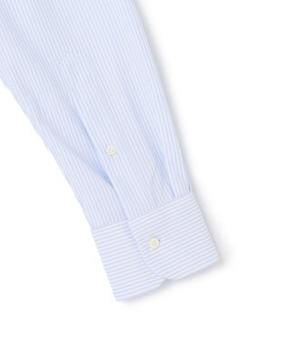 J.PRESS MEN 【接触冷感 / 吸水速乾 / UVカット / 高通気性】【SMART TECH】 ロンドンストライプ ジャージーシャツ サックスブルー系1