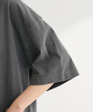 Green Parks ピグメントロゴＴシャツ Charcoal Gray