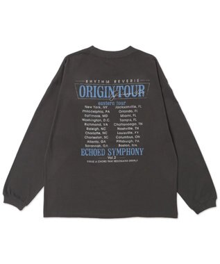 WEGO 【ユニセックス着用ITEM/MLサイズ展開】ヴィンテージライクグラフィックT（LS） 柄1