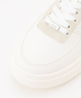 ICB はっ水スニーカー オフホワイト系