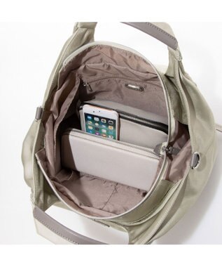 LA BAGAGERIE 【復刻リニューアル】ナイロンショルダー＆トートバッグ シルバー