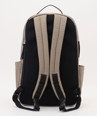 LA BAGAGERIE 【maison vert】 【撥水・多収納】撥水ナイロン多収納バックパック グレージュ