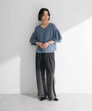 Green Parks ・ＳＵＧＡＲ　ＳＰＯＯＮ　グラデーションワイドデニ Black