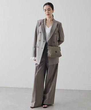 IACUCCI 【予約】モノグランマ ポーチSD JACQUARD/RUGA ブラック