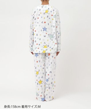 tsumori chisato SLEEP ツモリチサト パジャマ 長袖 長ズボン 綿100%(本体) 天竺素材 レディース UDX558 /ワコール アイボリー