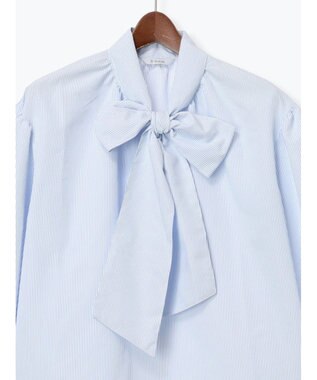 Te chichi ビッグボウタイブラウス サックスブルー