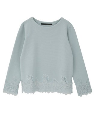 YECCA VECCA レースヘムニット Mint