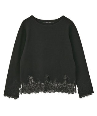 YECCA VECCA レースヘムニット Black