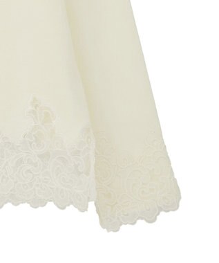 YECCA VECCA レースヘムニット Off White
