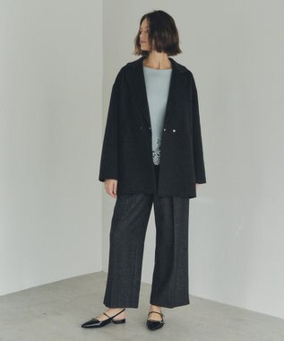 YECCA VECCA レースヘムニット Mint