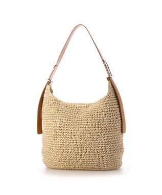 UNBILLION カシュカシュ cachecache / フリーハンドルクロッシェトートバッグ キャメル