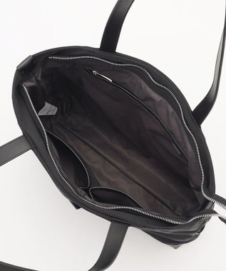 Y'SACCS アシメファスナーポケットトート ブラック