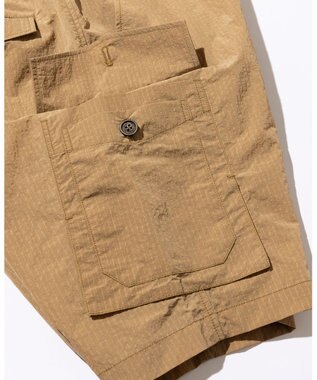 JOSEPH ABBOUD MOUNTAIN 【CREA掲載・ウエストストレッチ・ECO撥水・軽量】アウトドアイージーショーツ ベージュ系