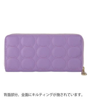 tsumori chisato CARRY ラインネコ ラウンドファスナー長財布 ラベンダー