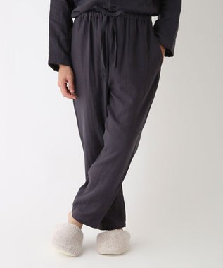 UCHINO マシュマロガーゼ ベーシック メンズパジャマ ダークグレー