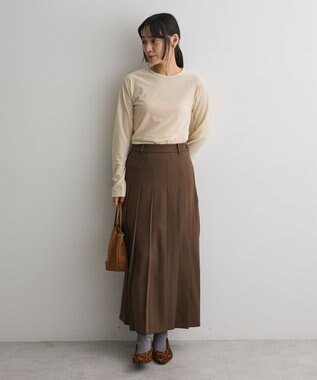 CRAFT STANDARD BOUTIQUE シアーベロアサイドギャザープルオーバー Cream