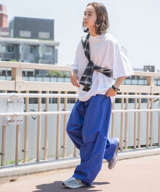 WEGO ワイドミリタリーパンツ ブルー