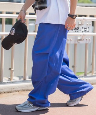 WEGO ワイドミリタリーパンツ ブルー