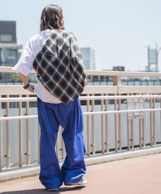 WEGO ワイドミリタリーパンツ ブルー