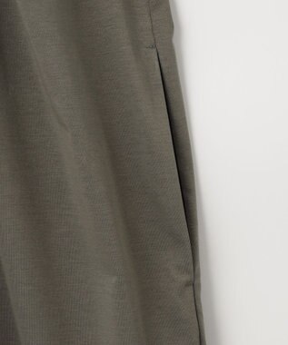 自由区 【WEB限定・洗える・XSサイズあり】ライトギャザーフレアスリーブ ワンピース カーキ系