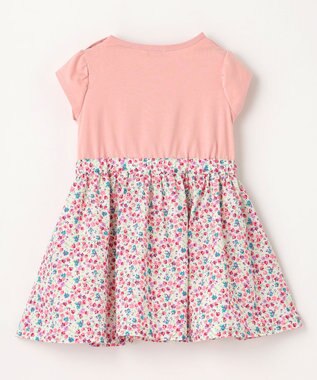 組曲 KIDS 【80-100㎝】サマーガーデン ワンピース オールドローズ系5