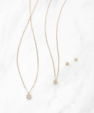 TOCCA 【WEB限定】DAHLIA DIAMOND NECKLACE ダイヤモンド ネックレス ゴールド系
