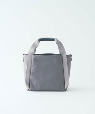 MIYABIYA LAQUOH【撥水加工】ミニマルナイロン 2WAYトート(S) グレー