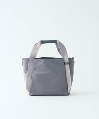 MIYABIYA LAQUOH【撥水加工】ミニマルナイロン 2WAYトート(S) グレー
