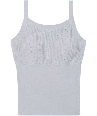 une nana cool とろみ素材がここちよいカップ付きキャミソール　moi room（モアルーム） グレー