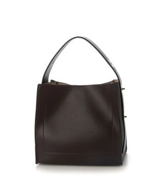 UNBILLION 【テレビ ドラマ着用アイテム】カシュカシュ cachecache / ヒネリハンドルインバッグセットトート チョコベージュ