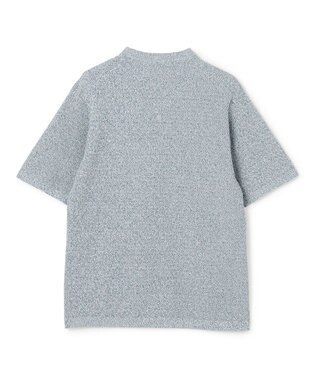 JOSEPH HOMME ドライコットンリンクス　半袖ニット サックスブルー系