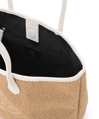 TOCCA 【A4サイズ対応】TO THE SUNLIGHT BAG かごバッグ アイボリー系
