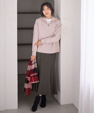 ANY 【手洗い可能/抗菌防臭/UVカット/速乾】フリルモックブラウス オフ