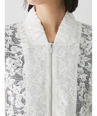 Green Parks ２ＷＡＹ　レースブルゾン Off White