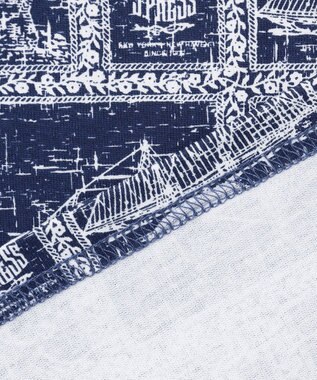 J.PRESS MEN Reyn spooner×J.PRESS 総柄クルーネック ポケットTシャツ ネイビー系5