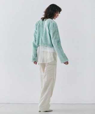 BEIGE， 【GISELe 4月号掲載】KOCHIA / ファージャカードクルーネックブラウス Sage