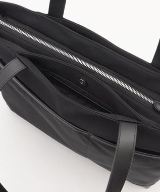 Y'SACCS アシメファスナーポケットトート ブラック