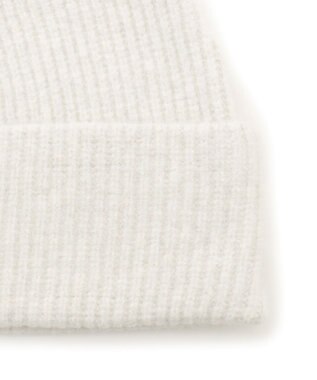 UNFILO 【WEB/一部店舗限定】ふわふわニット キャップ グレージュ