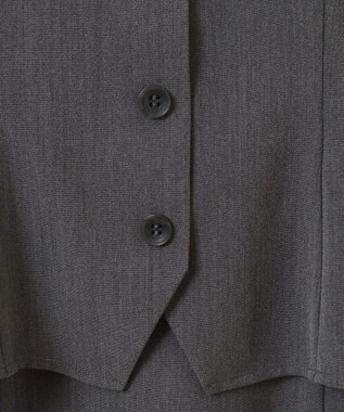 earth music&ecology ペプラムジレジャンドレ Gray