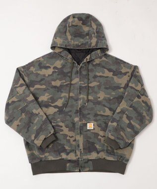 WEGO ワーカーズキルトフードブルゾン 柄1
