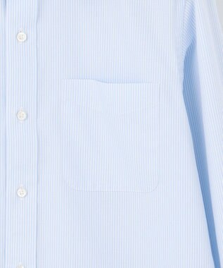 J.PRESS MEN 【Single Needle Tailoring / 形態安定】ベンガルストライプ シャツ/レギュラーカラー サックスブルー系1