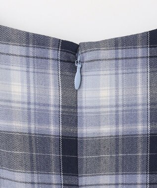 ANY KIDS ジャケット付き チェック ワンピース ネイビー