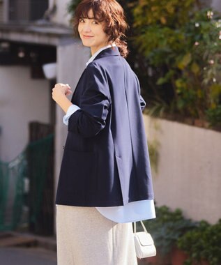 AMERICAN HOLIC イージーケアテーラードジャケット Navy