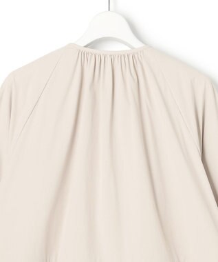23区 L 【先行予約】2WAYストレッチタフタ ギャザーブルゾン ベージュ系
