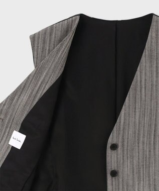 Paul Smith ドレープヘリンボーン ベスト グレー