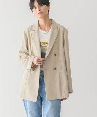 AMERICAN HOLIC イージーケアテーラードジャケット Beige