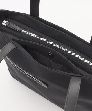 Y'SACCS アシメファスナーポケットトート ブラック