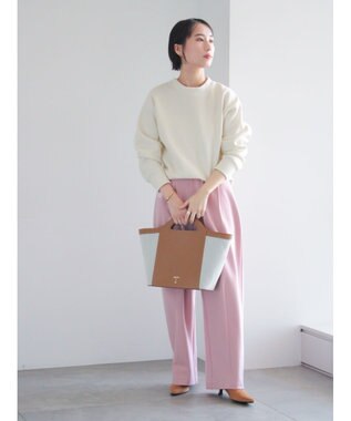 Te chichi ポンチハイウエストカーブパンツ《2026 spring catalog item》 ピンク