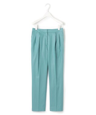 ICB 【接触冷感・洗える】エステルラミーチンツ テーパードパンツ セルリアン系