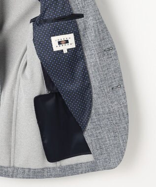 JOSEPH ABBOUD 【ストレッチ/コンフォートジャージ】エアロムリネ ジャケット ブルー系